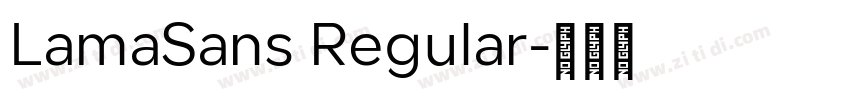 LamaSans Regular字体转换